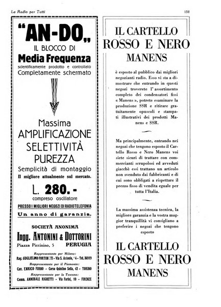 La radio per tutti rivista quindicinale di volgarizzazione radiotecnica, redatta e illustrata per esser compresa da tutti