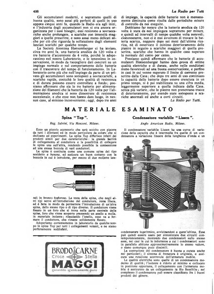 La radio per tutti rivista quindicinale di volgarizzazione radiotecnica, redatta e illustrata per esser compresa da tutti