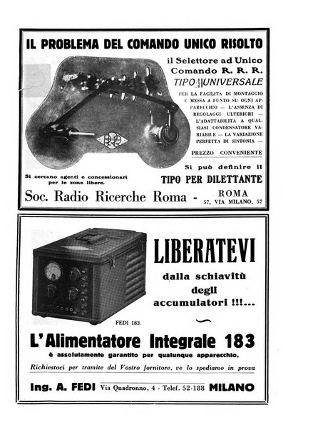 La radio per tutti rivista quindicinale di volgarizzazione radiotecnica, redatta e illustrata per esser compresa da tutti