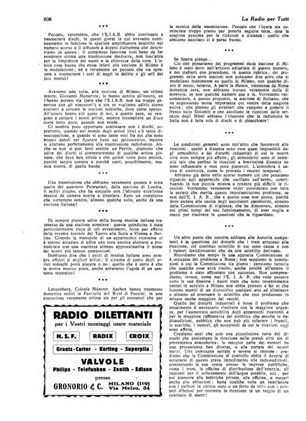 La radio per tutti rivista quindicinale di volgarizzazione radiotecnica, redatta e illustrata per esser compresa da tutti