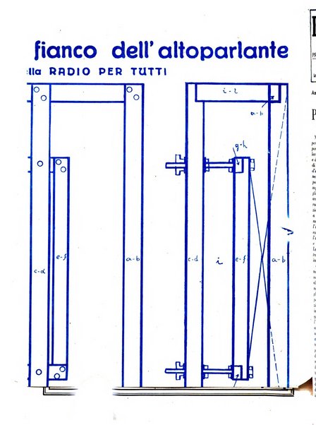 La radio per tutti rivista quindicinale di volgarizzazione radiotecnica, redatta e illustrata per esser compresa da tutti