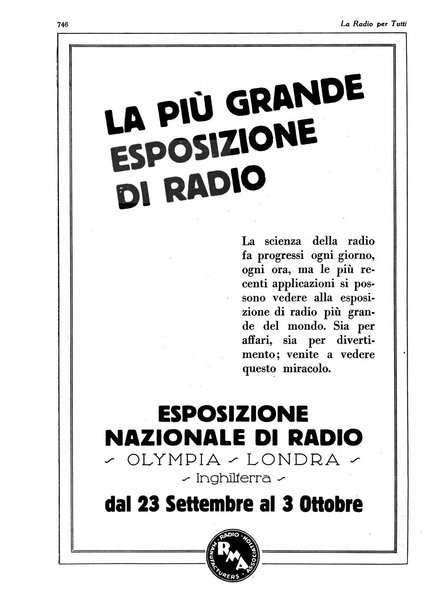 La radio per tutti rivista quindicinale di volgarizzazione radiotecnica, redatta e illustrata per esser compresa da tutti