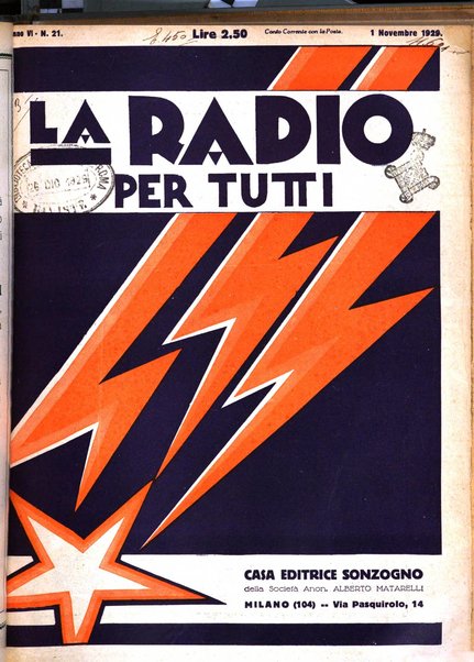 La radio per tutti rivista quindicinale di volgarizzazione radiotecnica, redatta e illustrata per esser compresa da tutti