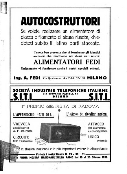 La radio per tutti rivista quindicinale di volgarizzazione radiotecnica, redatta e illustrata per esser compresa da tutti