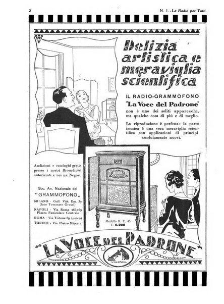 La radio per tutti rivista quindicinale di volgarizzazione radiotecnica, redatta e illustrata per esser compresa da tutti