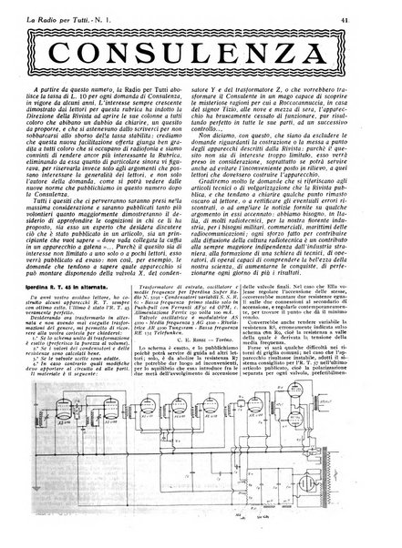 La radio per tutti rivista quindicinale di volgarizzazione radiotecnica, redatta e illustrata per esser compresa da tutti