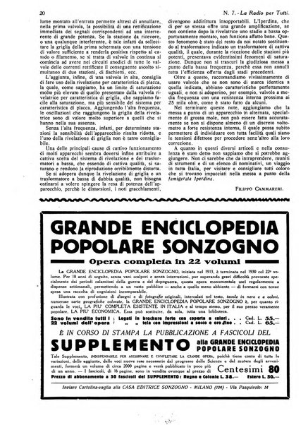 La radio per tutti rivista quindicinale di volgarizzazione radiotecnica, redatta e illustrata per esser compresa da tutti