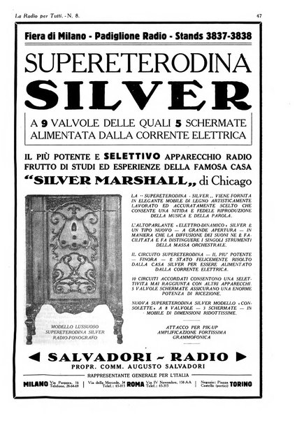 La radio per tutti rivista quindicinale di volgarizzazione radiotecnica, redatta e illustrata per esser compresa da tutti