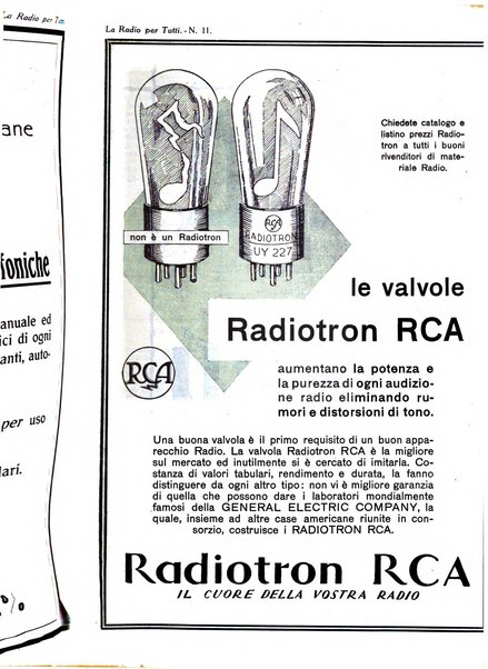 La radio per tutti rivista quindicinale di volgarizzazione radiotecnica, redatta e illustrata per esser compresa da tutti