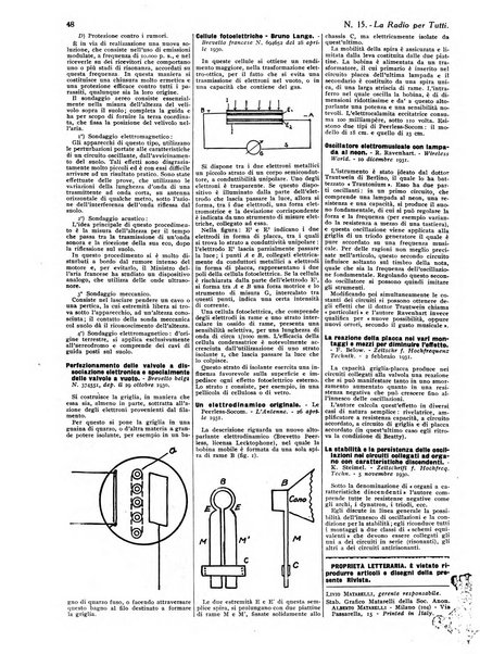 La radio per tutti rivista quindicinale di volgarizzazione radiotecnica, redatta e illustrata per esser compresa da tutti