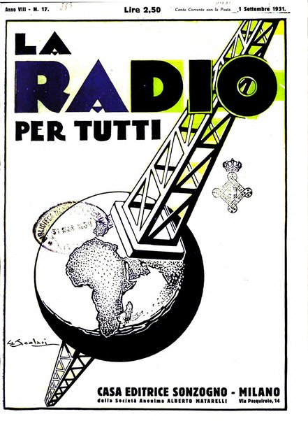 La radio per tutti rivista quindicinale di volgarizzazione radiotecnica, redatta e illustrata per esser compresa da tutti