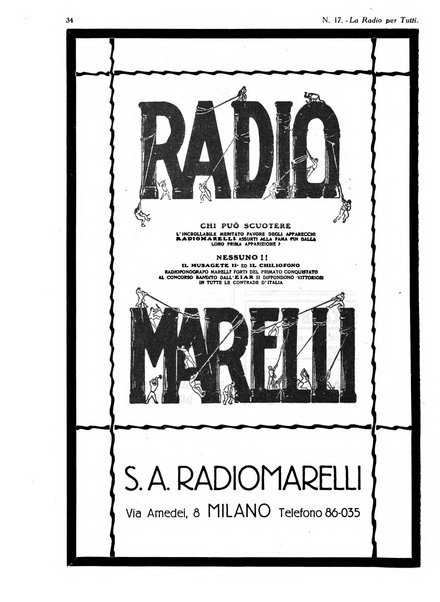 La radio per tutti rivista quindicinale di volgarizzazione radiotecnica, redatta e illustrata per esser compresa da tutti