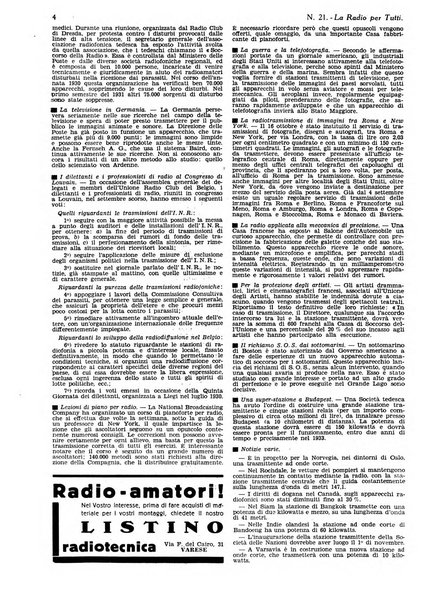 La radio per tutti rivista quindicinale di volgarizzazione radiotecnica, redatta e illustrata per esser compresa da tutti