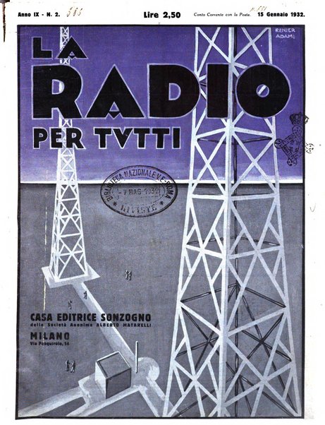 La radio per tutti rivista quindicinale di volgarizzazione radiotecnica, redatta e illustrata per esser compresa da tutti