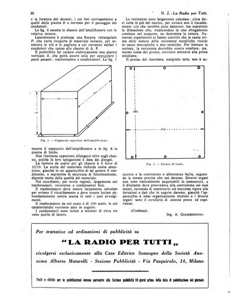 La radio per tutti rivista quindicinale di volgarizzazione radiotecnica, redatta e illustrata per esser compresa da tutti