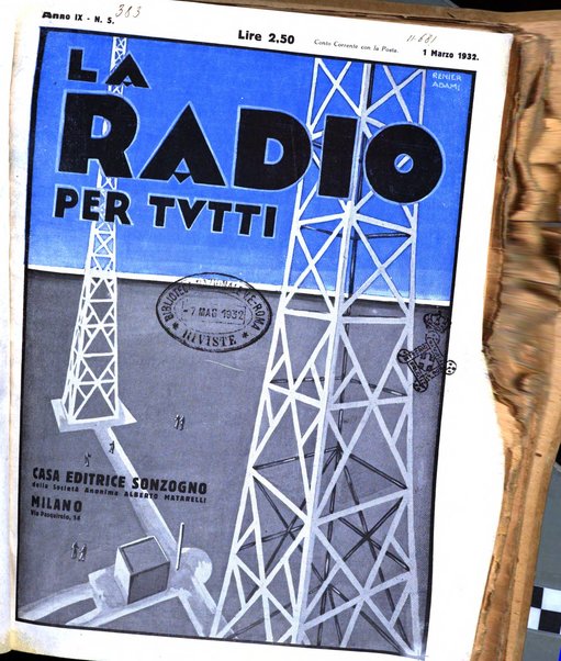 La radio per tutti rivista quindicinale di volgarizzazione radiotecnica, redatta e illustrata per esser compresa da tutti