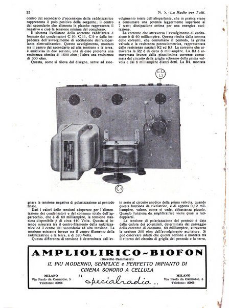 La radio per tutti rivista quindicinale di volgarizzazione radiotecnica, redatta e illustrata per esser compresa da tutti