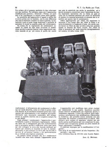 La radio per tutti rivista quindicinale di volgarizzazione radiotecnica, redatta e illustrata per esser compresa da tutti