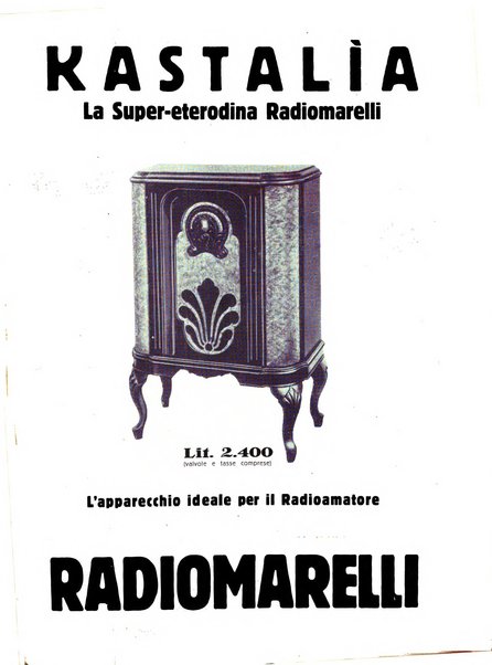 La radio per tutti rivista quindicinale di volgarizzazione radiotecnica, redatta e illustrata per esser compresa da tutti