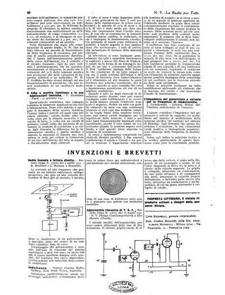 La radio per tutti rivista quindicinale di volgarizzazione radiotecnica, redatta e illustrata per esser compresa da tutti