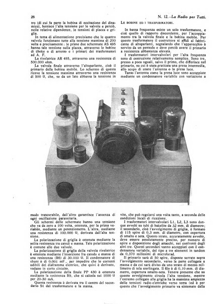 La radio per tutti rivista quindicinale di volgarizzazione radiotecnica, redatta e illustrata per esser compresa da tutti