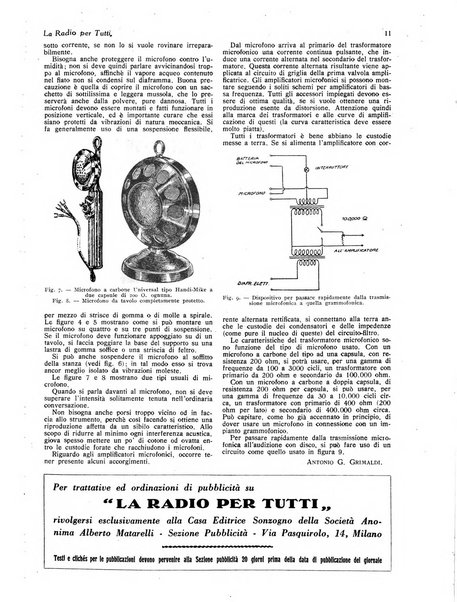 La radio per tutti rivista quindicinale di volgarizzazione radiotecnica, redatta e illustrata per esser compresa da tutti