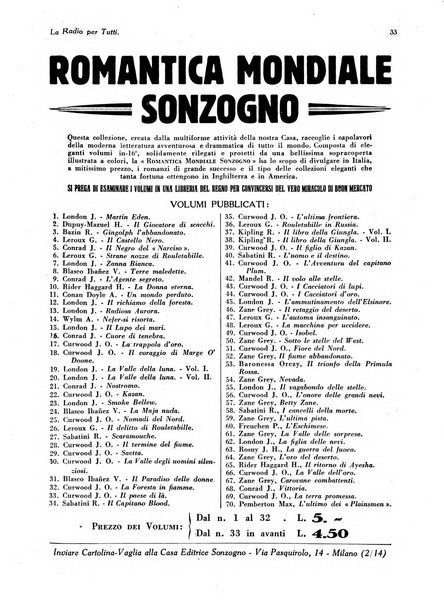 La radio per tutti rivista quindicinale di volgarizzazione radiotecnica, redatta e illustrata per esser compresa da tutti