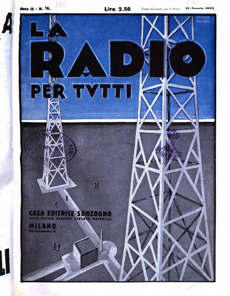 La radio per tutti rivista quindicinale di volgarizzazione radiotecnica, redatta e illustrata per esser compresa da tutti