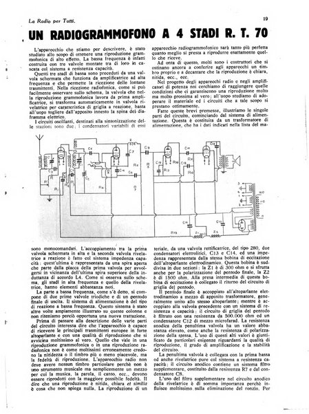 La radio per tutti rivista quindicinale di volgarizzazione radiotecnica, redatta e illustrata per esser compresa da tutti