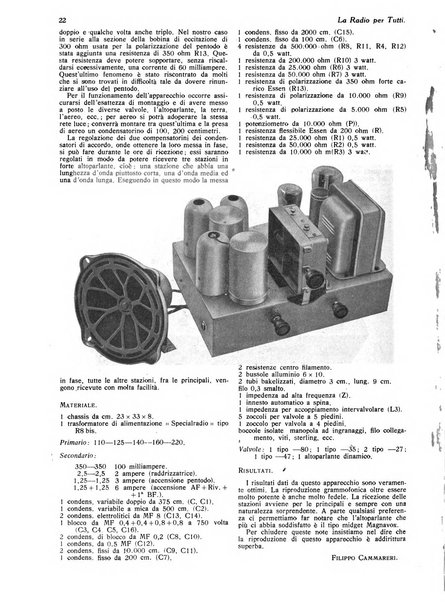 La radio per tutti rivista quindicinale di volgarizzazione radiotecnica, redatta e illustrata per esser compresa da tutti