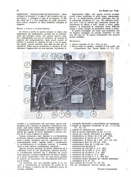 La radio per tutti rivista quindicinale di volgarizzazione radiotecnica, redatta e illustrata per esser compresa da tutti