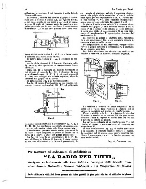 La radio per tutti rivista quindicinale di volgarizzazione radiotecnica, redatta e illustrata per esser compresa da tutti