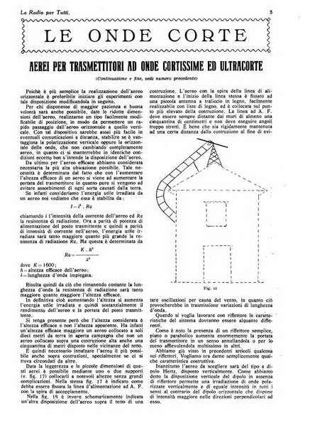 La radio per tutti rivista quindicinale di volgarizzazione radiotecnica, redatta e illustrata per esser compresa da tutti