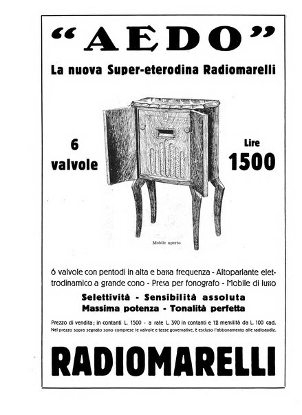 La radio per tutti rivista quindicinale di volgarizzazione radiotecnica, redatta e illustrata per esser compresa da tutti