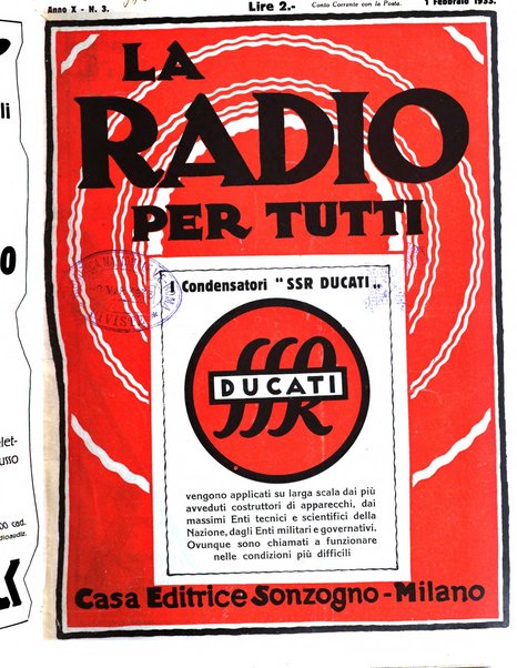 La radio per tutti rivista quindicinale di volgarizzazione radiotecnica, redatta e illustrata per esser compresa da tutti