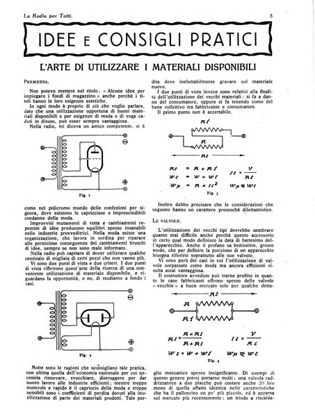 La radio per tutti rivista quindicinale di volgarizzazione radiotecnica, redatta e illustrata per esser compresa da tutti