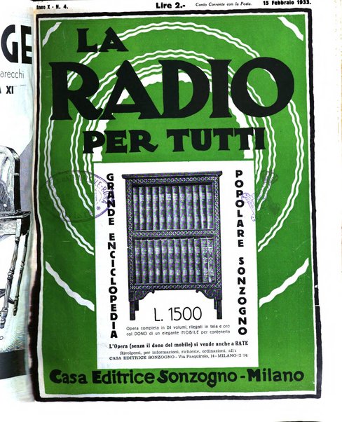 La radio per tutti rivista quindicinale di volgarizzazione radiotecnica, redatta e illustrata per esser compresa da tutti