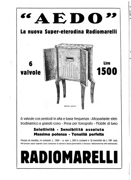 La radio per tutti rivista quindicinale di volgarizzazione radiotecnica, redatta e illustrata per esser compresa da tutti