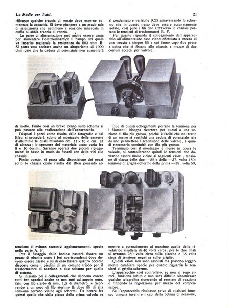 La radio per tutti rivista quindicinale di volgarizzazione radiotecnica, redatta e illustrata per esser compresa da tutti