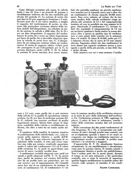 La radio per tutti rivista quindicinale di volgarizzazione radiotecnica, redatta e illustrata per esser compresa da tutti