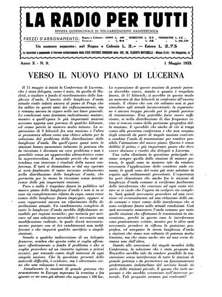 La radio per tutti rivista quindicinale di volgarizzazione radiotecnica, redatta e illustrata per esser compresa da tutti