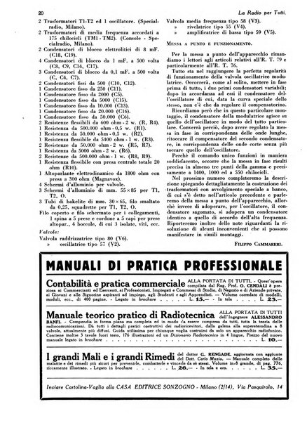 La radio per tutti rivista quindicinale di volgarizzazione radiotecnica, redatta e illustrata per esser compresa da tutti