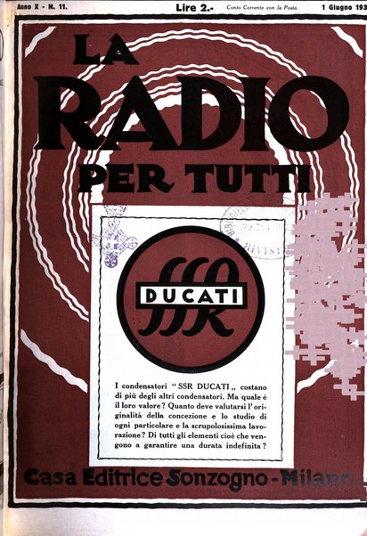 La radio per tutti rivista quindicinale di volgarizzazione radiotecnica, redatta e illustrata per esser compresa da tutti