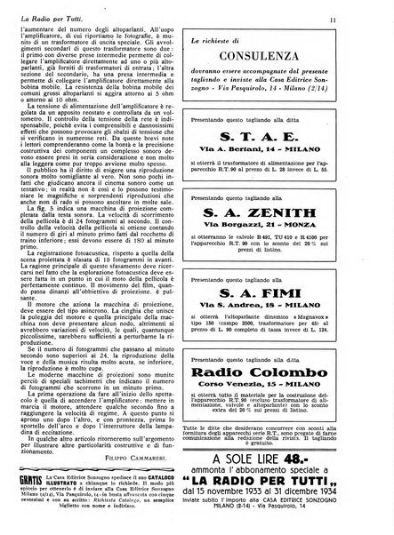 La radio per tutti rivista quindicinale di volgarizzazione radiotecnica, redatta e illustrata per esser compresa da tutti