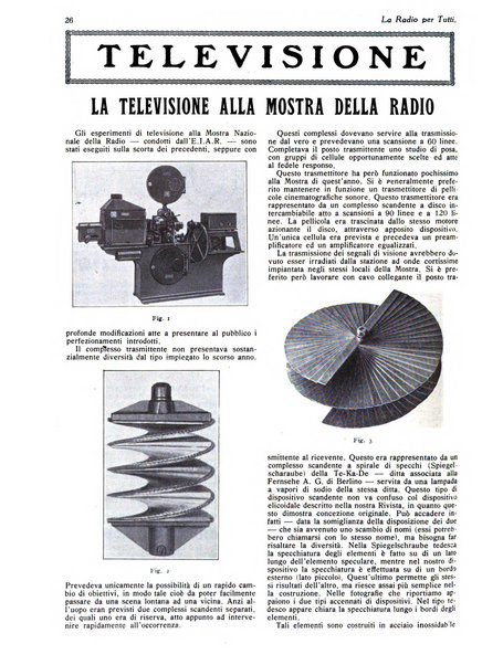 La radio per tutti rivista quindicinale di volgarizzazione radiotecnica, redatta e illustrata per esser compresa da tutti