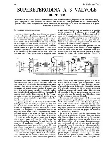 La radio per tutti rivista quindicinale di volgarizzazione radiotecnica, redatta e illustrata per esser compresa da tutti