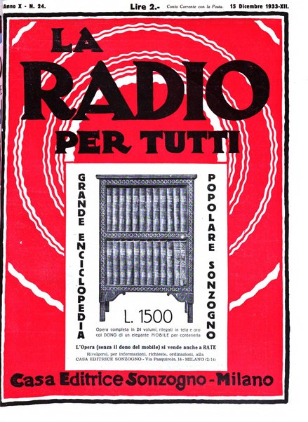 La radio per tutti rivista quindicinale di volgarizzazione radiotecnica, redatta e illustrata per esser compresa da tutti