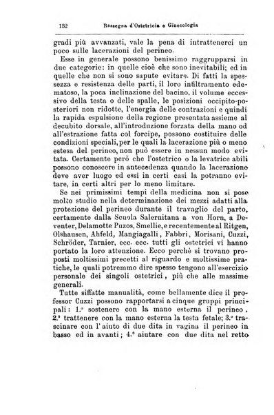 La rassegna d'ostetricia e ginecologia