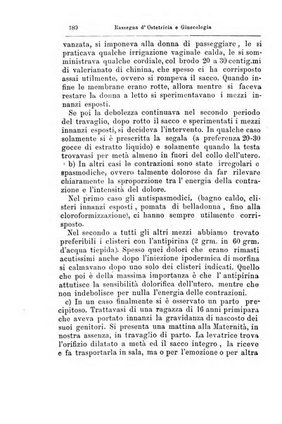 La rassegna d'ostetricia e ginecologia