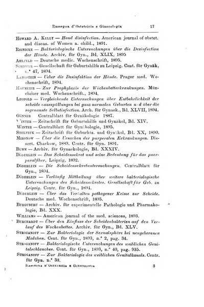 La rassegna d'ostetricia e ginecologia